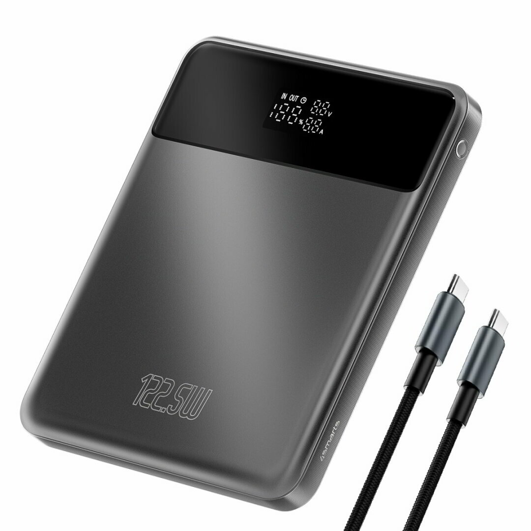 Powerbanka 4SMARTS Enterprise Slim 20000mAh Sivá (4S540622)