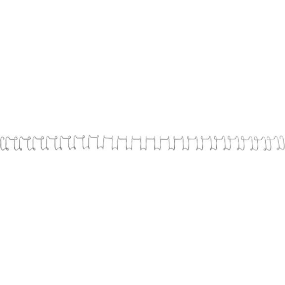 GBC WIREBIND 21LOOP A4 8MM SILVER (100)