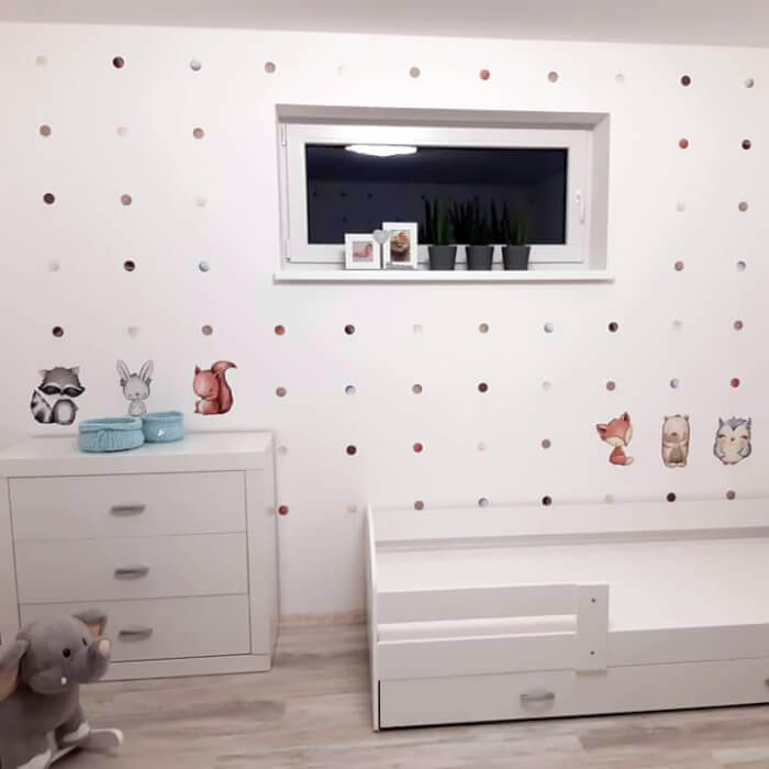 Földszínű golyócskák, pöttyök N.4.- (9004f)