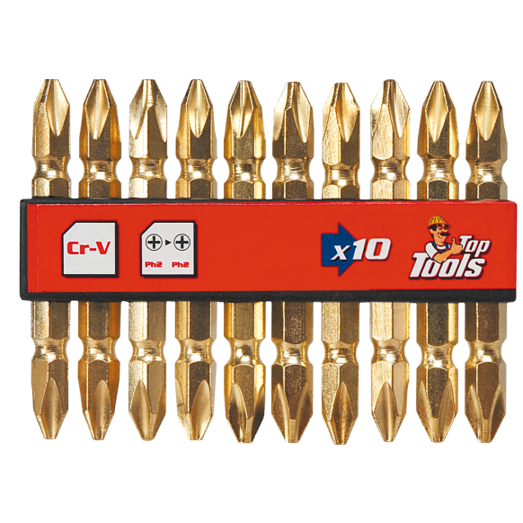 Top Tools 39D382 Csavarhúzó Bitkészlet 10db (39D382)