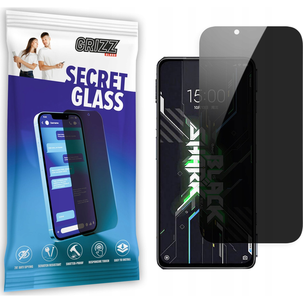  GrizzGlass Szkło prywatyzujące GrizzGlass SecretGlass Xiaomi BlackShark 4S Pro
