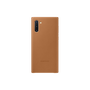 Samsung EF-VN970 Galaxy Note 10 gyári Bőr védőtok - Bézs