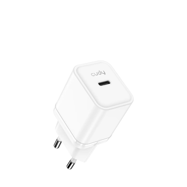 Cudy 20W USB-C GaN Charger, CH20 1.0 Universale Bianco AC Ricarica rapida Interno