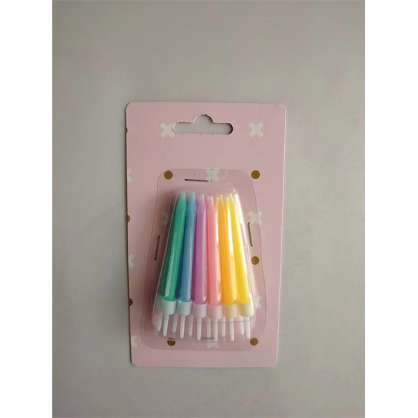 IRIS gyertya színes 6db+tartó 0,5x6cm (497511)