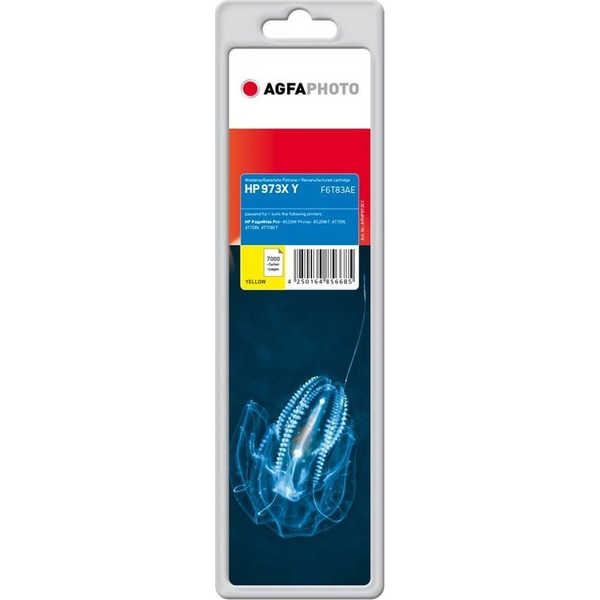 AgfaPhoto APHP973XY Cartuș de imprimantă compatibil HP 973X, galben