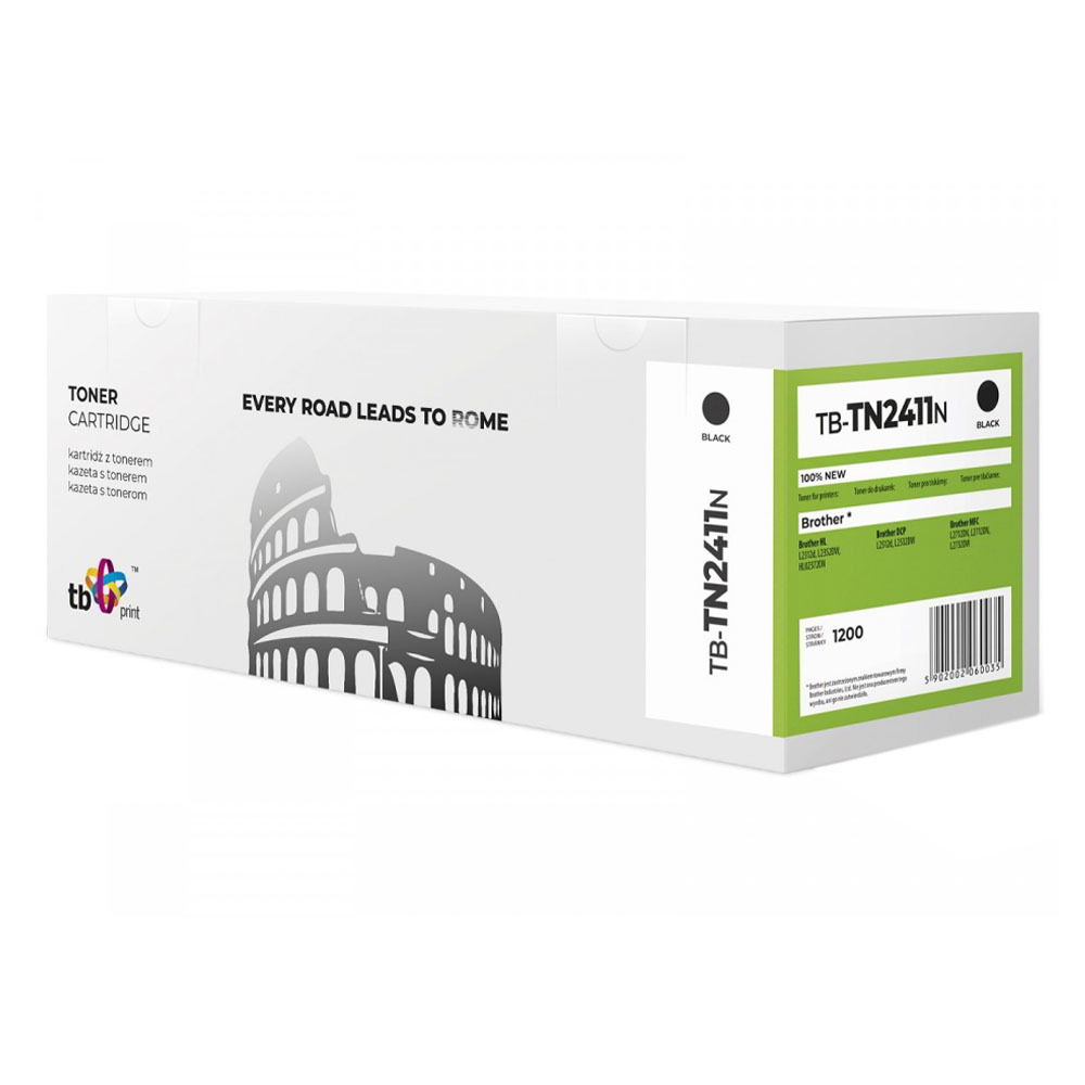 TB (Brother TN2411) Toner Fekete (TB-TN2411N)