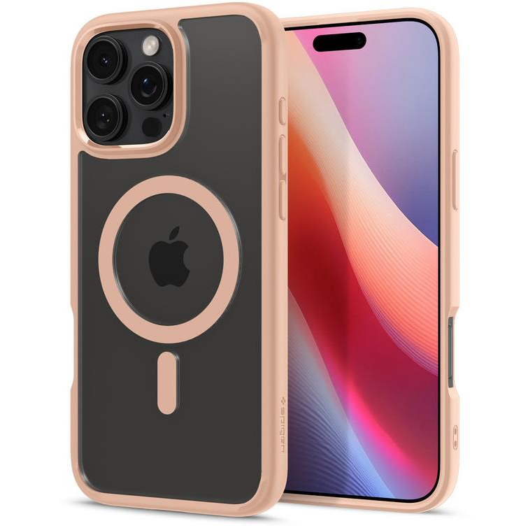 Spigen Ultra Hybrid MagSafe Rose Titanium iPhone 16 Pro tok (ACS08695)
