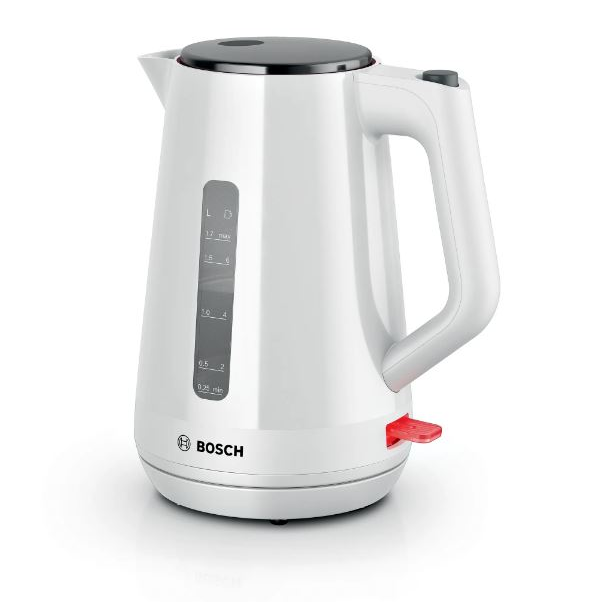 Bosch TWK1M121 elektromos vízforraló 1,7 L 2400 W Fehér (TWK1M121)