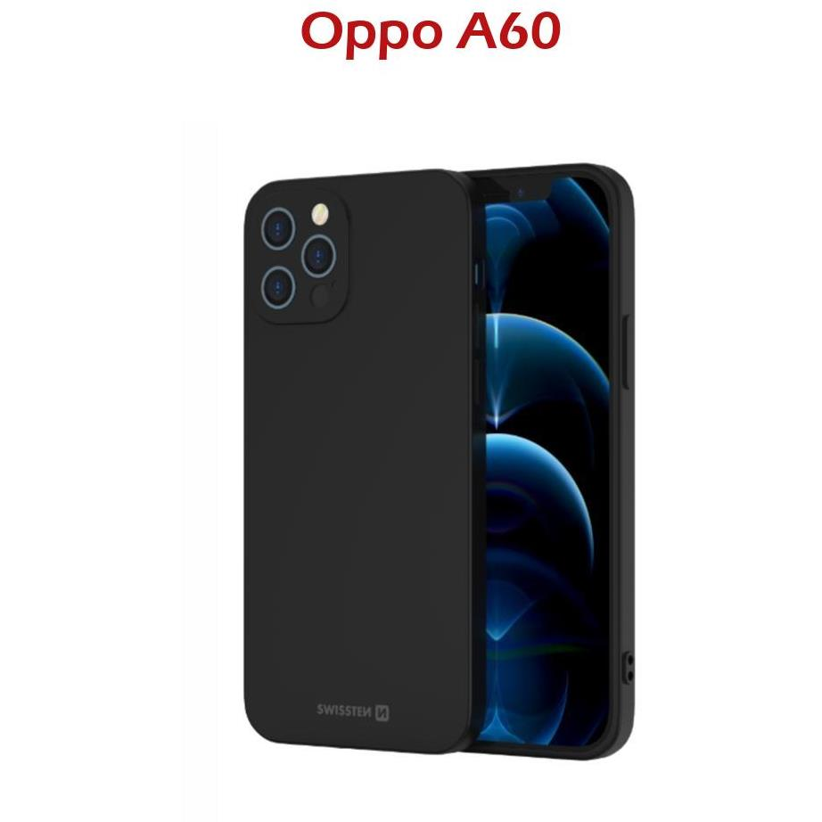 Swissten Soft Joy Oppo A60 fekete tok (34500390)