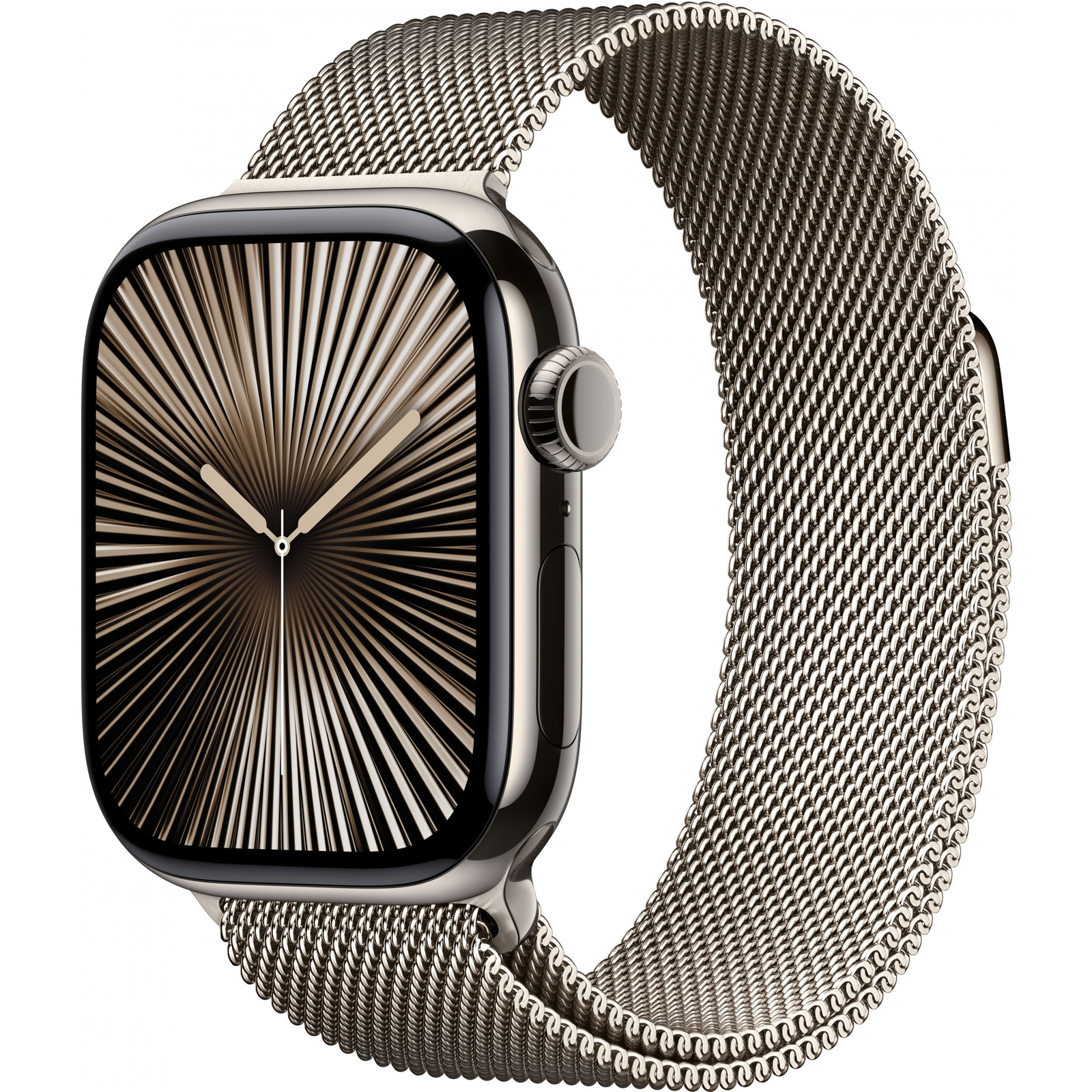 Apple Watch Series 10 GPS + Cellular 42mm Natural Titanium Milanese Loop (MWXF3QF/A)