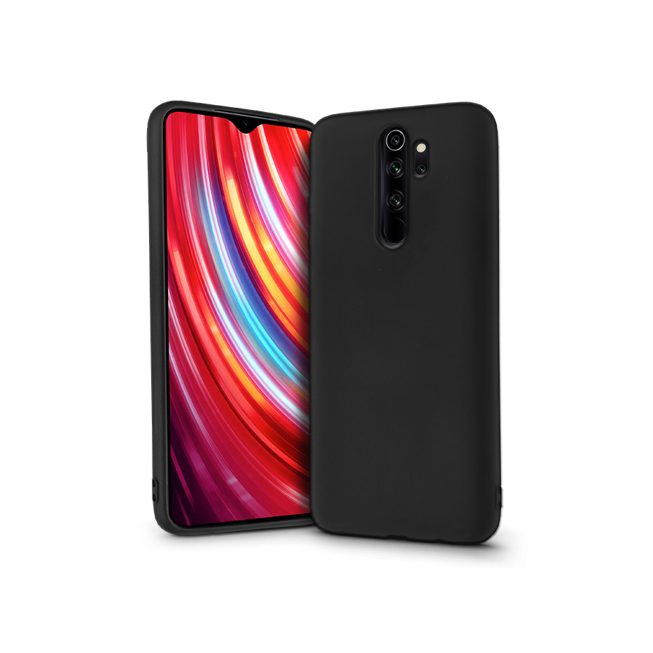Haffner Soft Premium szilikon tok - Xiaomi Redmi Note 8 Pro - fekete (PT-5701)