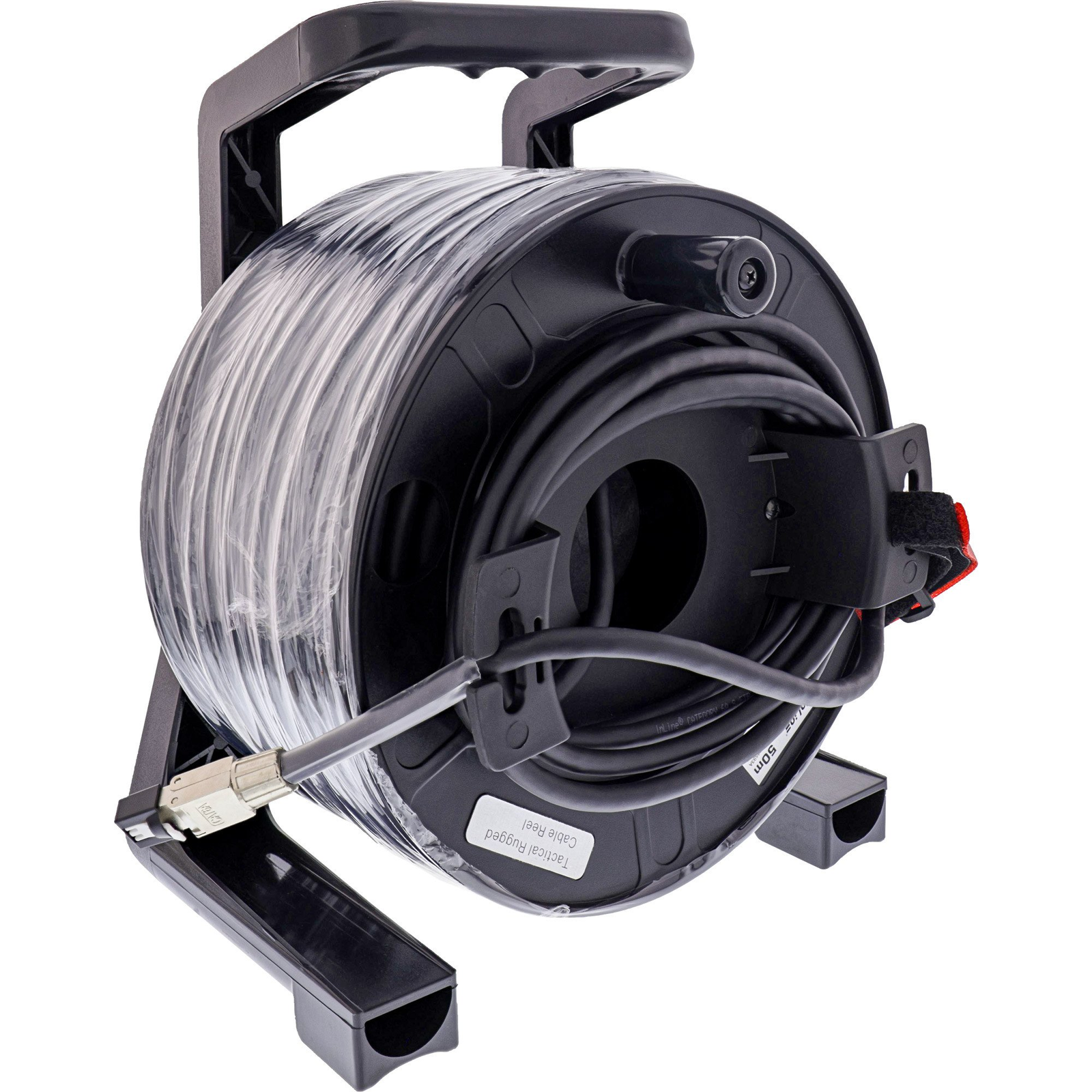 InLine 78593A hálózati kábel Fekete 50 M Cat6a S/FTP (S-STP)