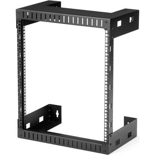 StarTech.com RK12WALLO stativ 12U Vægmonteret stativ Sort