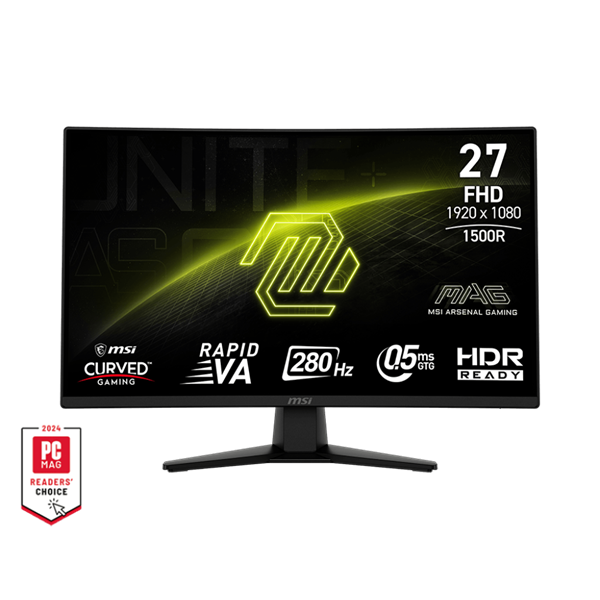 MSI MAG 274CXF computer monitor 68,6 cm (27") 1920 x 1080 Pixels Full HD Zwart