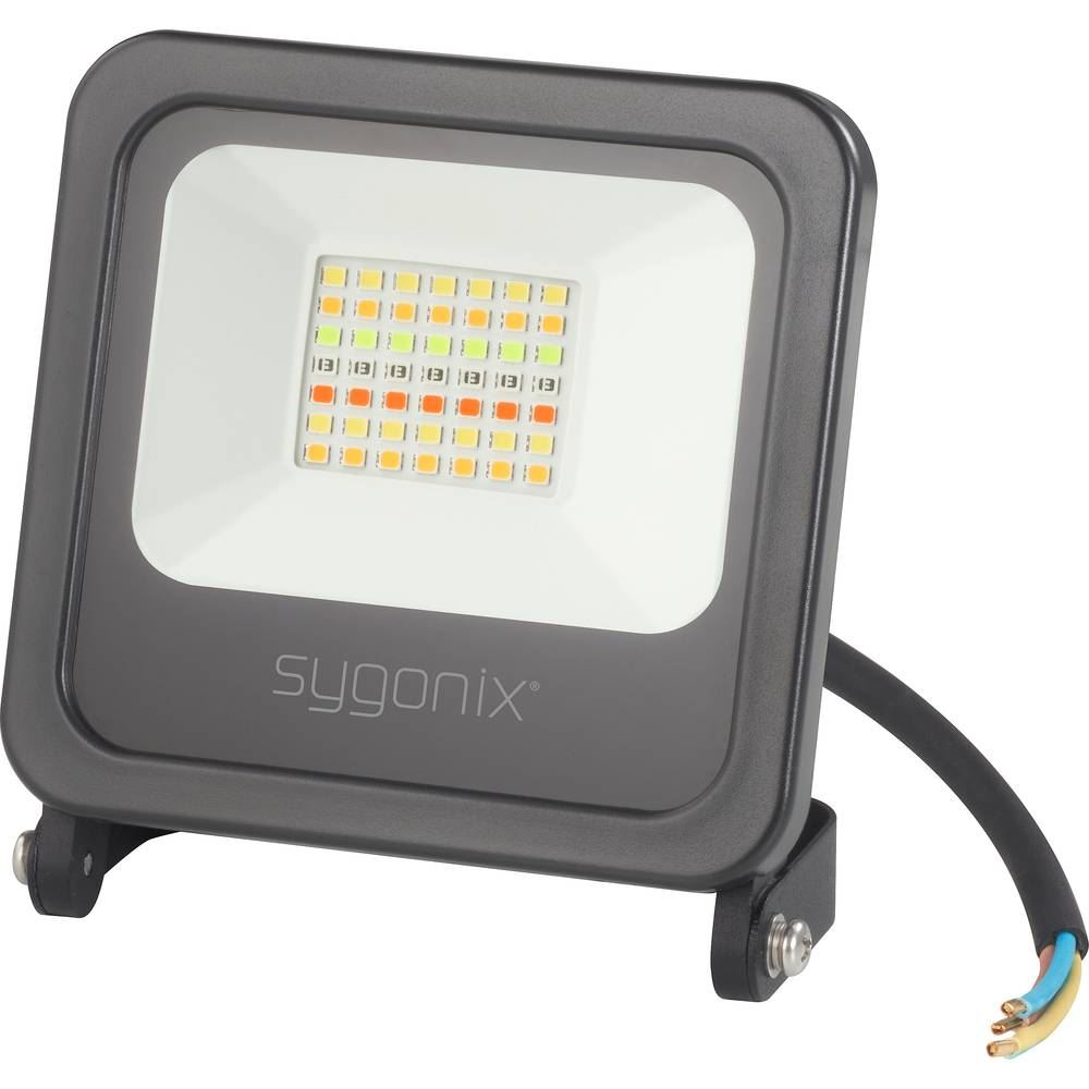 Sygonix SY-4782324 LED-es RGBW kültéri fényszóró fekete (SY-4782324)