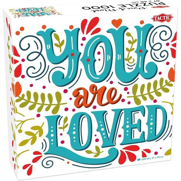 Tactic You are Loved 1000 pcs Legpuzzel 1000 stuk(s) Kunst