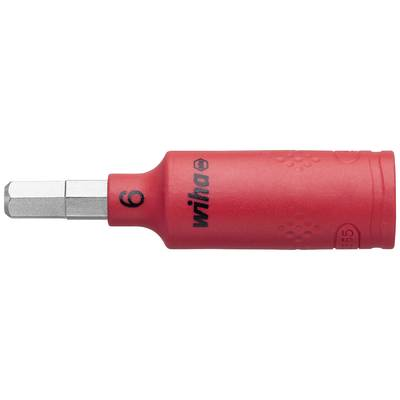 Wiha (43112) Belső hatlap Dugókulcs betét 6 mm 1 db 1/4 (6,3 mm) (43112)