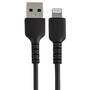 StarTech.com RUSBLTMM30CMB кабел за мобилен телефон Черен 0,3 м USB A Lightning
