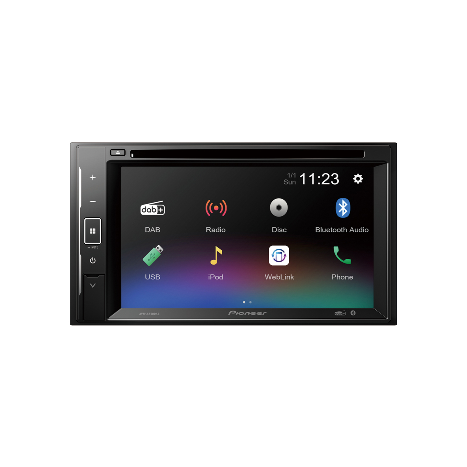 Pioneer AVH-A240DAB Autó HiFi fejegység (PIONEER AVHA240DAB)