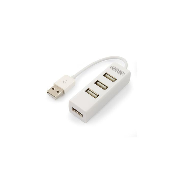 Unitek Y-2146 USB 2.0 mini HUB (4 port) Fehér