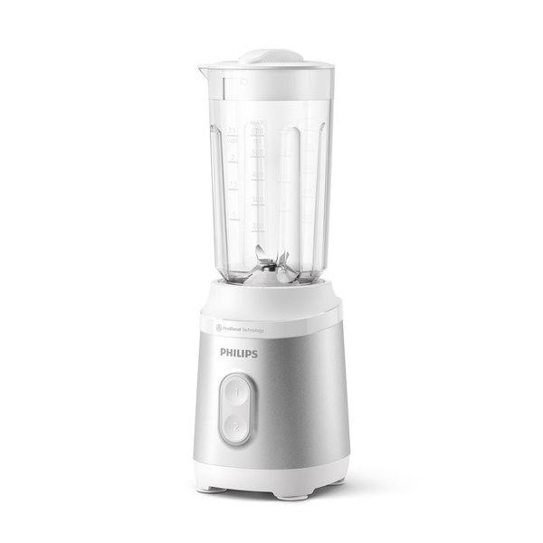 Philips 3000 series HR2510/90 frullatore 0,6 L Frullatore da tavolo 350 W Argento, Bianco