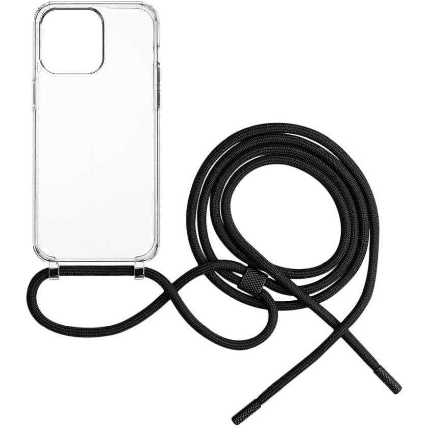 FIXED Pure Neck AntiUV Apple iPhone 15 Pro tok fekete nyakzsinórral (FIXPUN-1202-BK)