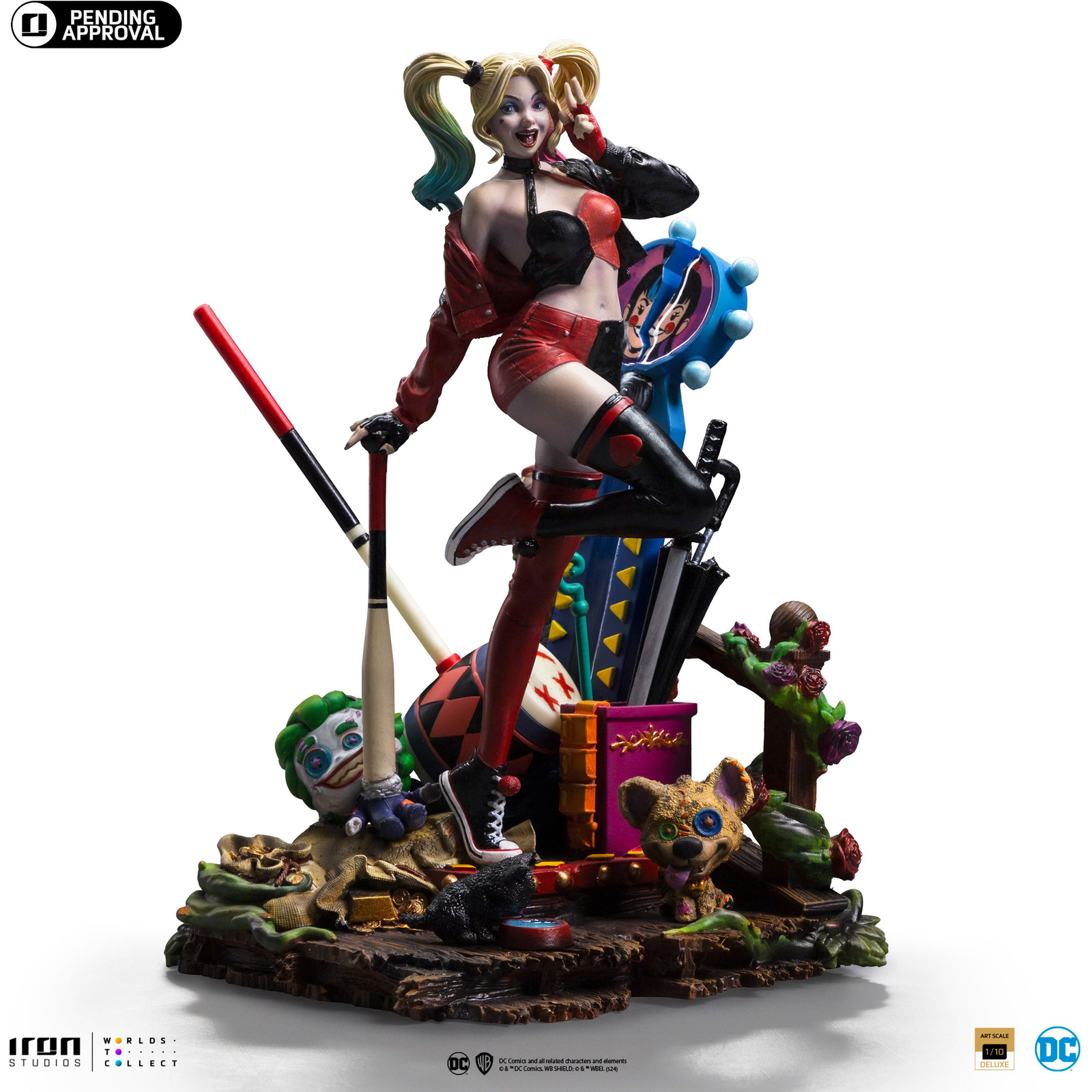 DC Comics - Gotham City Cirens - Harley Quinn Deluxe - Art Scale 1/10 (DCCDCG105924-10)