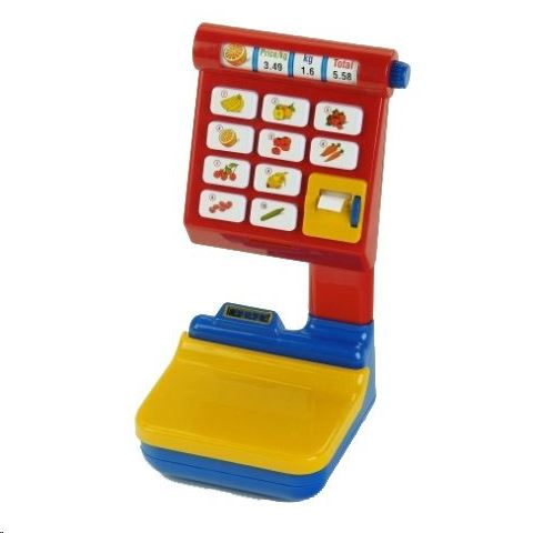Klein Toys Zöldség és gyümölcs mérleg kijelzővel (93158) (Klein Toys 93158)