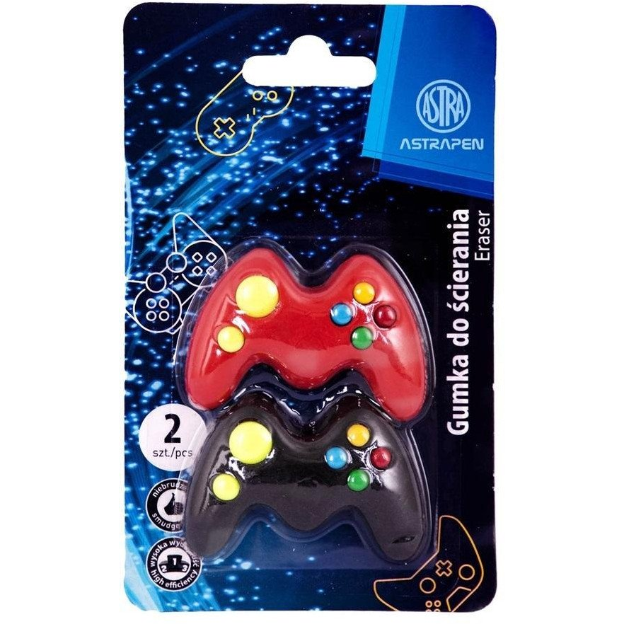 Radír ASTRA Gamer 2 db/bliszter (5901137168760)