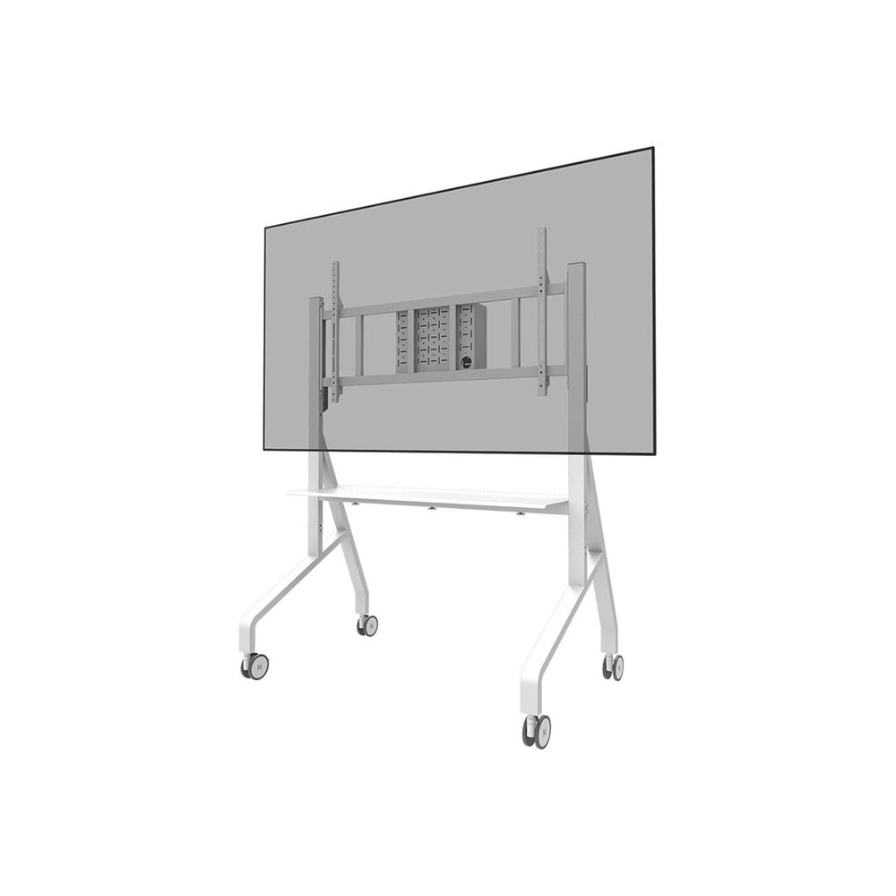 Neomounts FL50-575WH1 multimédia állvány és gurulóállvány Fehér Gurulós multimédia állvány/kocsi (FL50-575WH1)