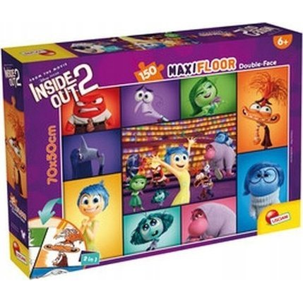 Agymanók 2 2 az 1-ben maxi 150db-os puzzle és színező 70x50cm - Lisciani (304-109814)