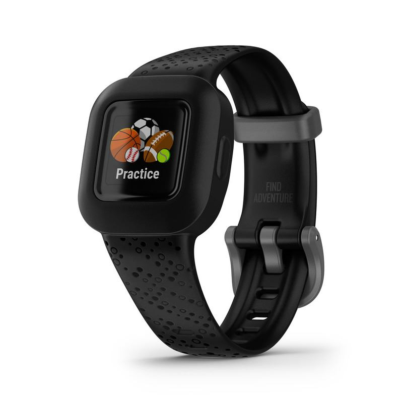 Garmin vivofit jr. 3 fekete fitnesz-tevékenységkövető szilikon szíjjal (010-02441-03)