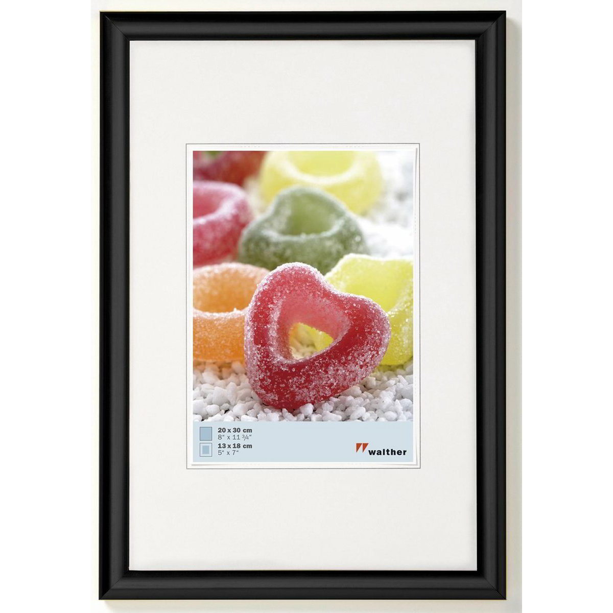 Walther KP045B Trendstyle 32,7x47,8 Képkeret - Fekete (KP045B)