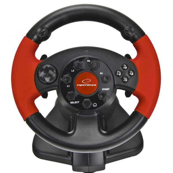 Volant s vibracemi EG103 Esperanza pro PC/PS2/PS3 HIGH OCTANE