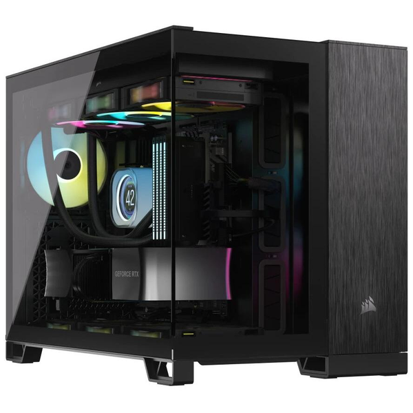 Corsair 2500X Mini Tower Extended ATX számítógépház - Fekete