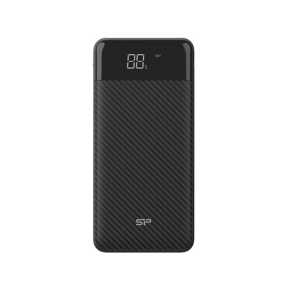 Silicon Power GP28 Power Bank 10000mAh fekete (SP10KMAPBKGP280K) (SP10KMAPBKGP280K)