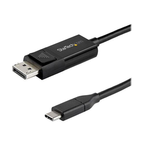 StarTech.com CDP2DP141MBD adaptor pentru cabluri video 1 m USB tip-C DisplayPort Negru
