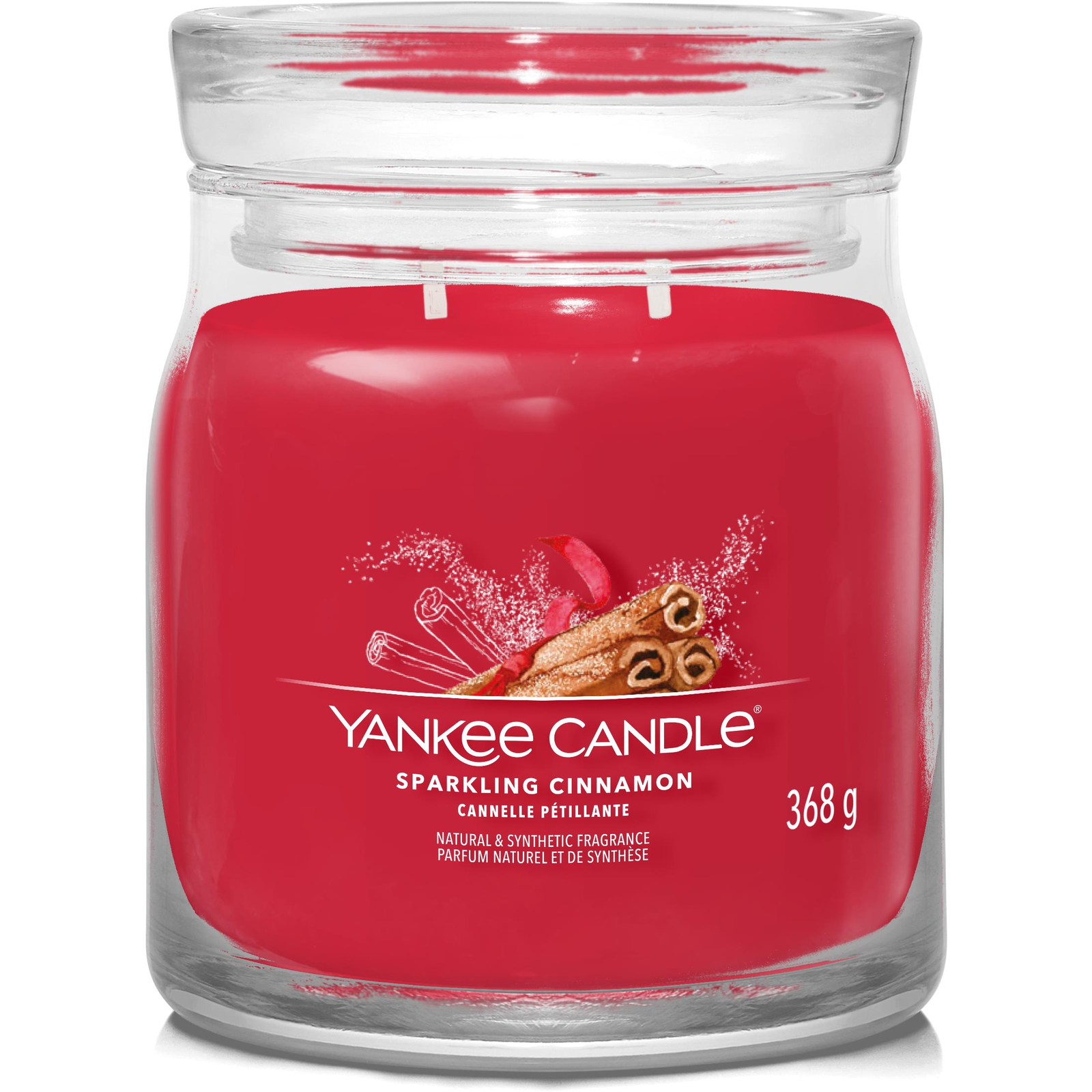 YANKEE CANDLE Signature Sparkling Cinnamon - 2 kanóc, 368g (5038581129501)