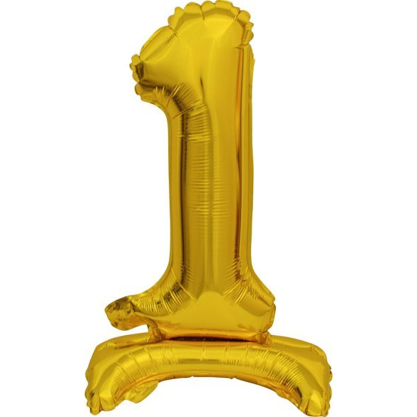 Felfújható Fólia Szám Talppal 9910069 - Arany, 38 cm, 1 (9910069)