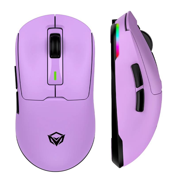 Meetion GW24 RGB Wireless Gamer Egér - Lila