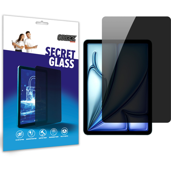 Matowe szkło prywatyzujące GrizzGlass SecretGlass do Apple iPad Air 11" M3 2025