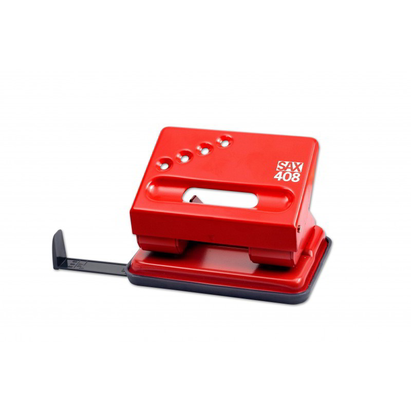 ICO Sax Kétlyukú 30 lap kapacitású lyukasztó - Piros (7310002002-022423)