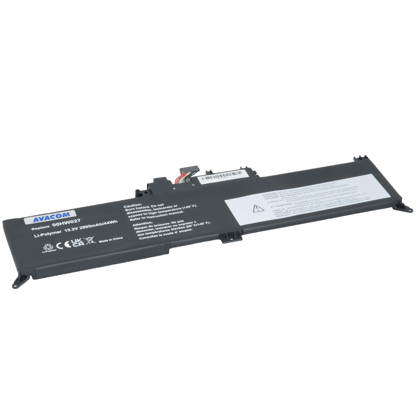 Avacom Lenovo Yoga X260 Li-Pol 15,2V 2895mAh 44Wh Li-Pol 15,2V 2895mAh 44Wh akkumulátorhoz (NOLE-X260-63P)