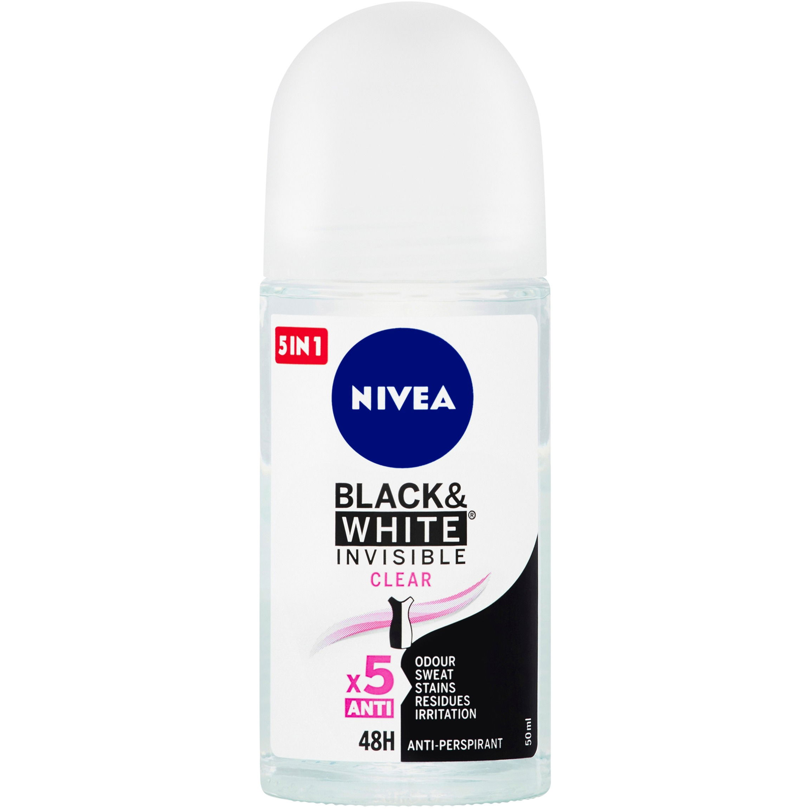 NIVEA Black & White Clear 50 ml (9005800379098)