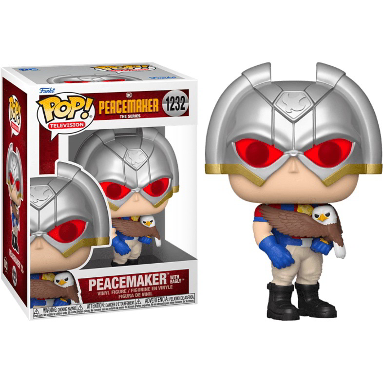 Funko POP DC Peacemaker - Peacemaker és Eagly figurák
