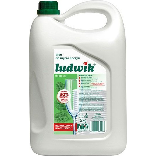  Ludwik Płyn LUDWIK CH-nakluplmi5000x001 Miętowy 5 litrów