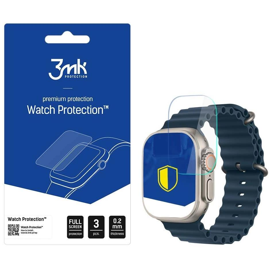 3MK Watch Protection FlexibleGlass Apple Watch Ultra/Ultra 2 üvegfólia - hibrid (5903108491198)
