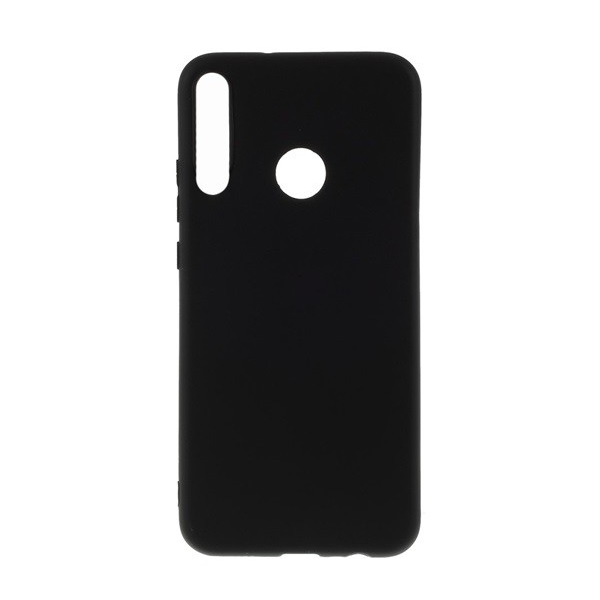 Szilikon telefonvédő (matt) FEKETE [Huawei P40 Lite E / Y7p] (5996457951833)