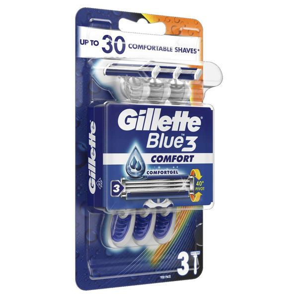 Gillette Blue3 eldobható borotva csomag 3db (7702018489619)