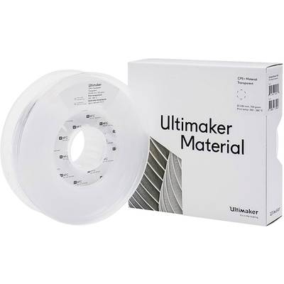 Ultimaker 1643 3D nyomtatószál CPE+ vegyileg ellenálló 2.85 mm Átlátszó 700 g (1643)
